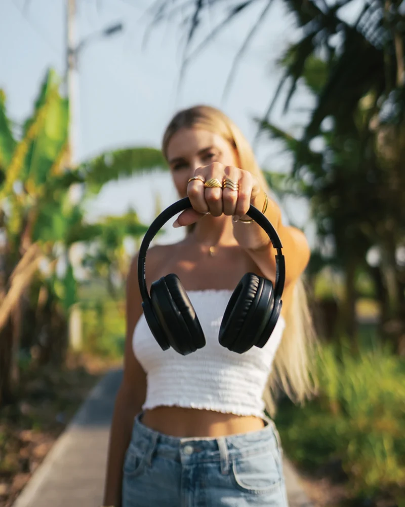 Casque audio aluminium recyclé Terra RCS à personnaliser