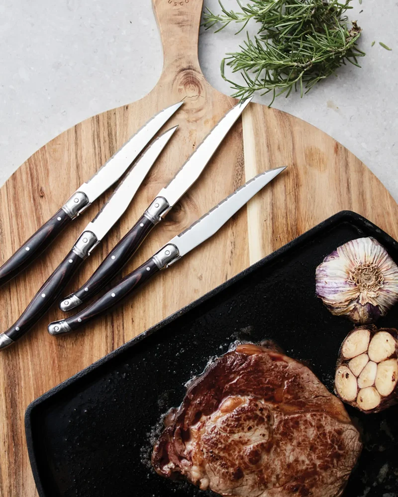Couteaux à viande acier Vinga Gigaro à personnaliser