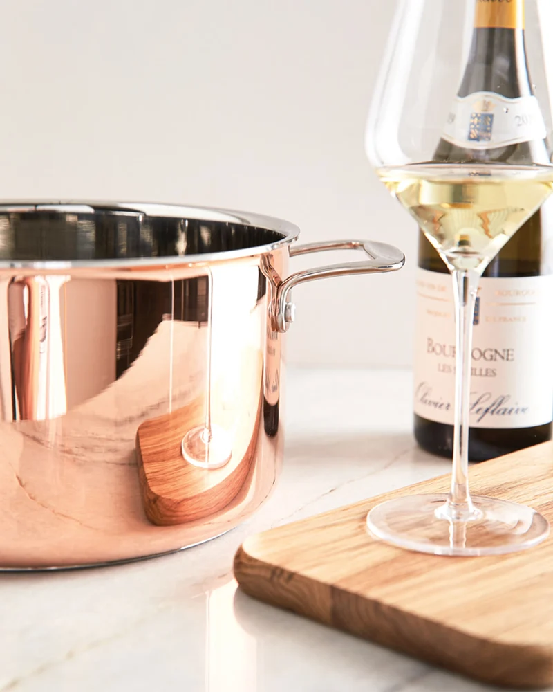 Casserole en cuivre Vinga Baron 6L à personnaliser