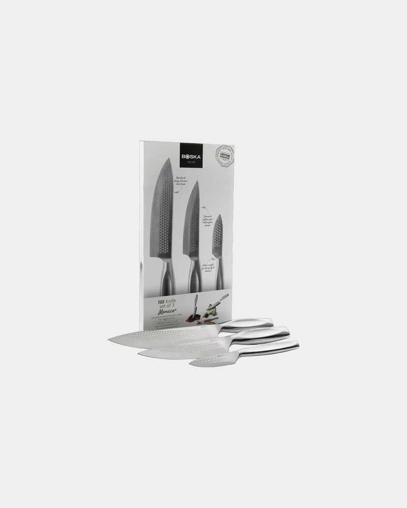 Set de 3 couteaux de cuisine Boska Monaco+ à personnaliser