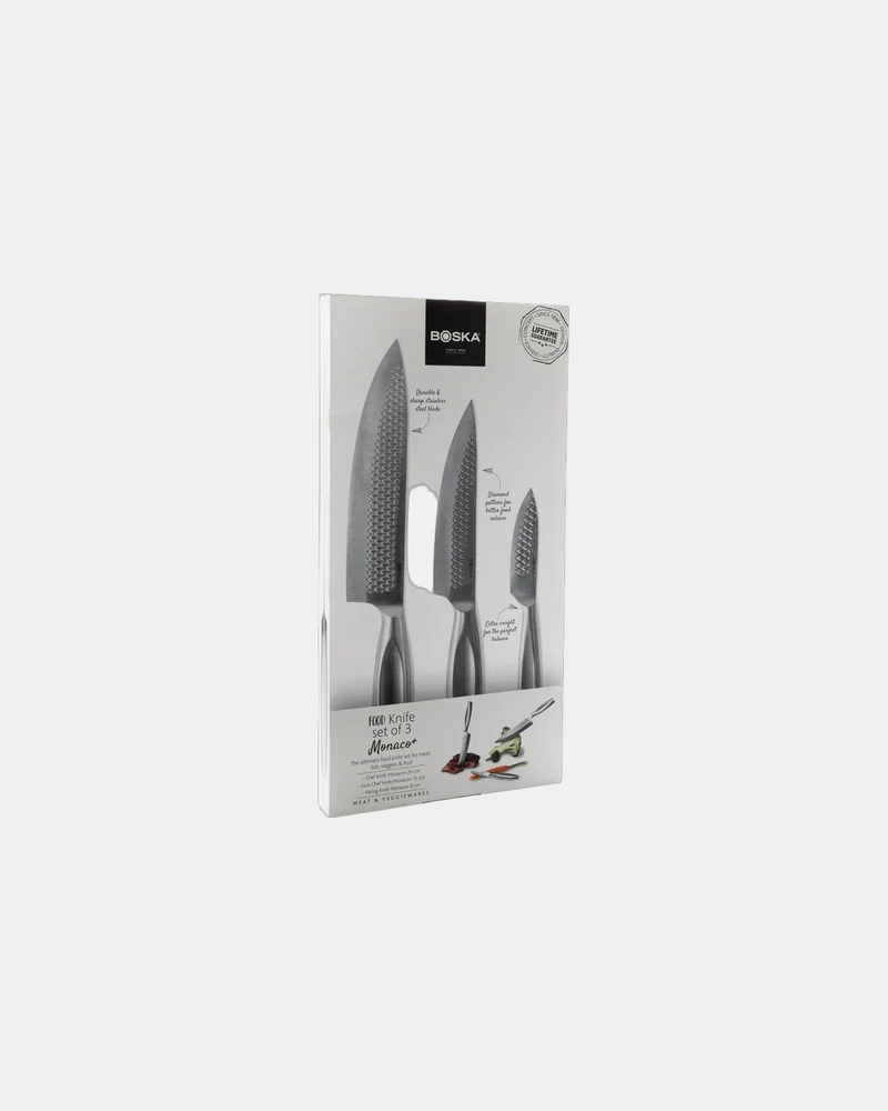 Set de 3 couteaux de cuisine Boska Monaco+ à personnaliser