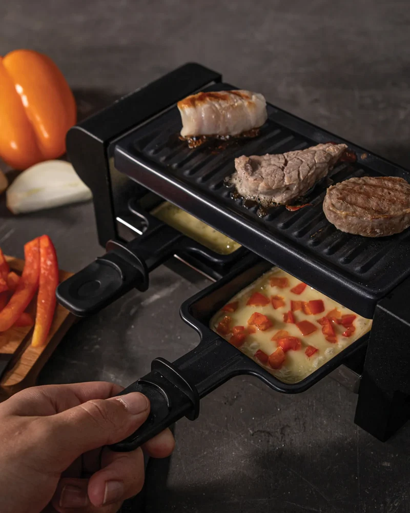 Mini appareil à raclette acier Boska 220V à personnaliser
