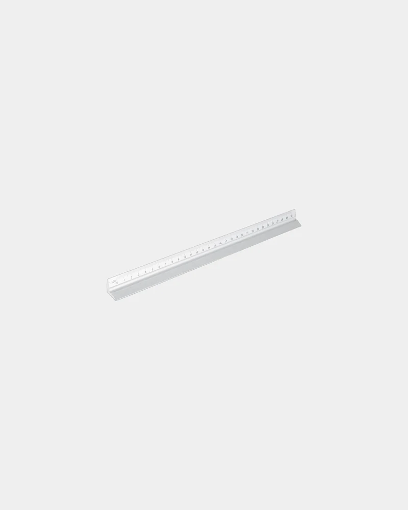 Règle triangulaire aluminium 30 cm à personnaliser