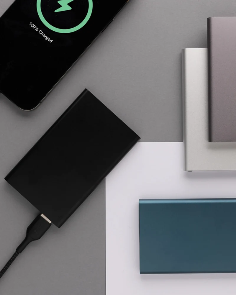 Powerbank 4000mAh en plastique recyclé à personnaliser