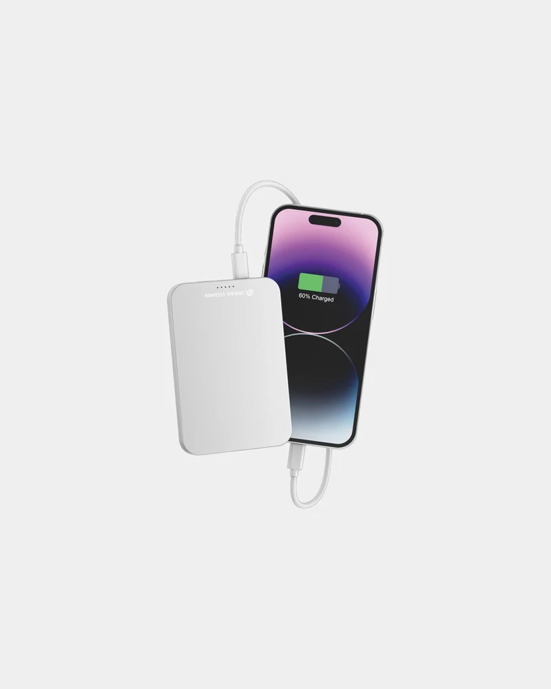 Powerbank 5000mAh aluminium recyclé Urban Vitamin à personnaliser