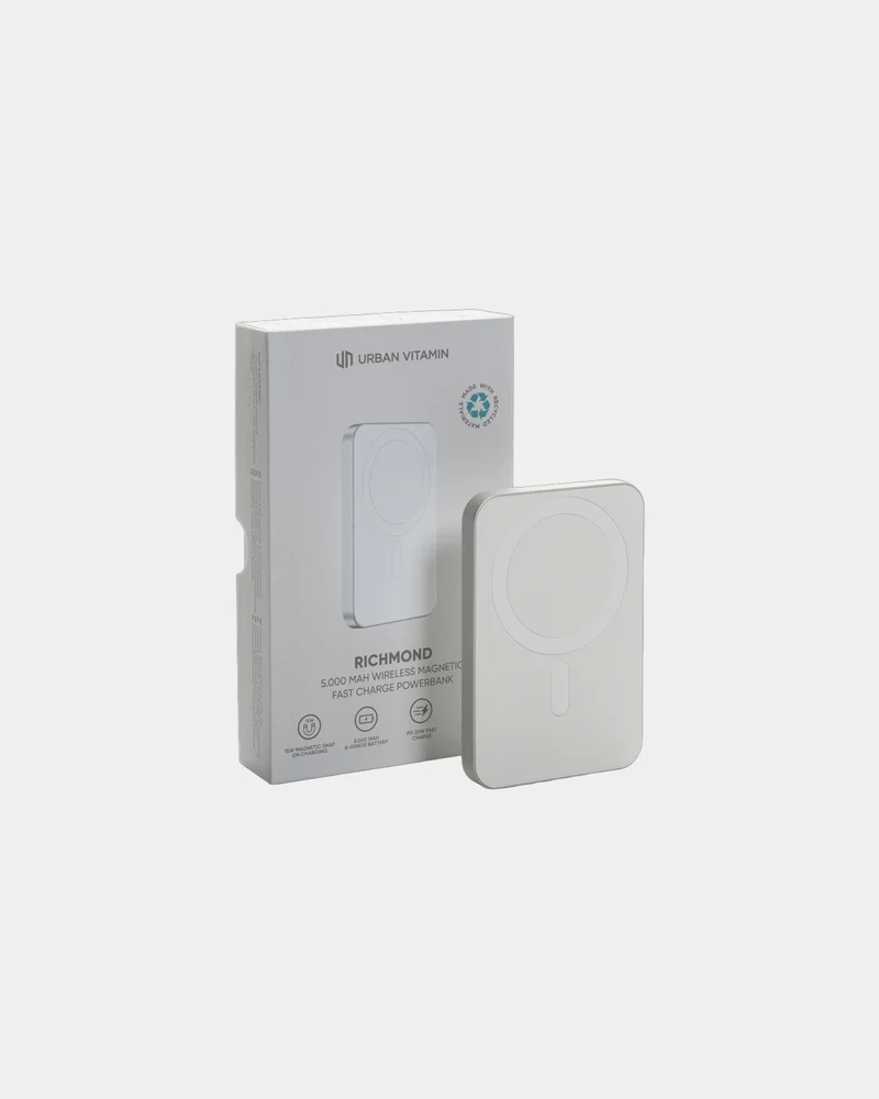 Powerbank 5000mAh aluminium recyclé Urban Vitamin à personnaliser