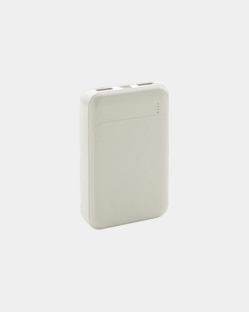 Batterie de secours 10.000 mAh en plastique recyclé à personnaliser