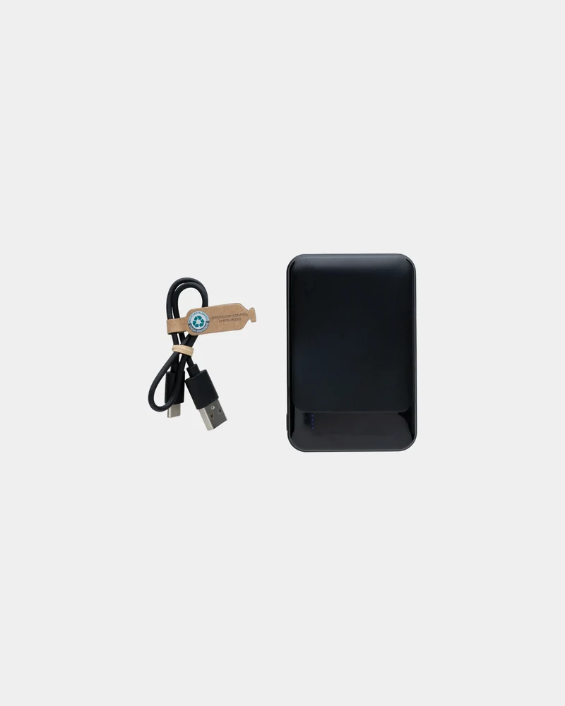 Powerbank 5000 mAh en plastique recyclé à personnaliser
