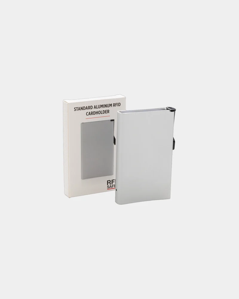 Porte-cartes aluminium anti-RFID à personnaliser