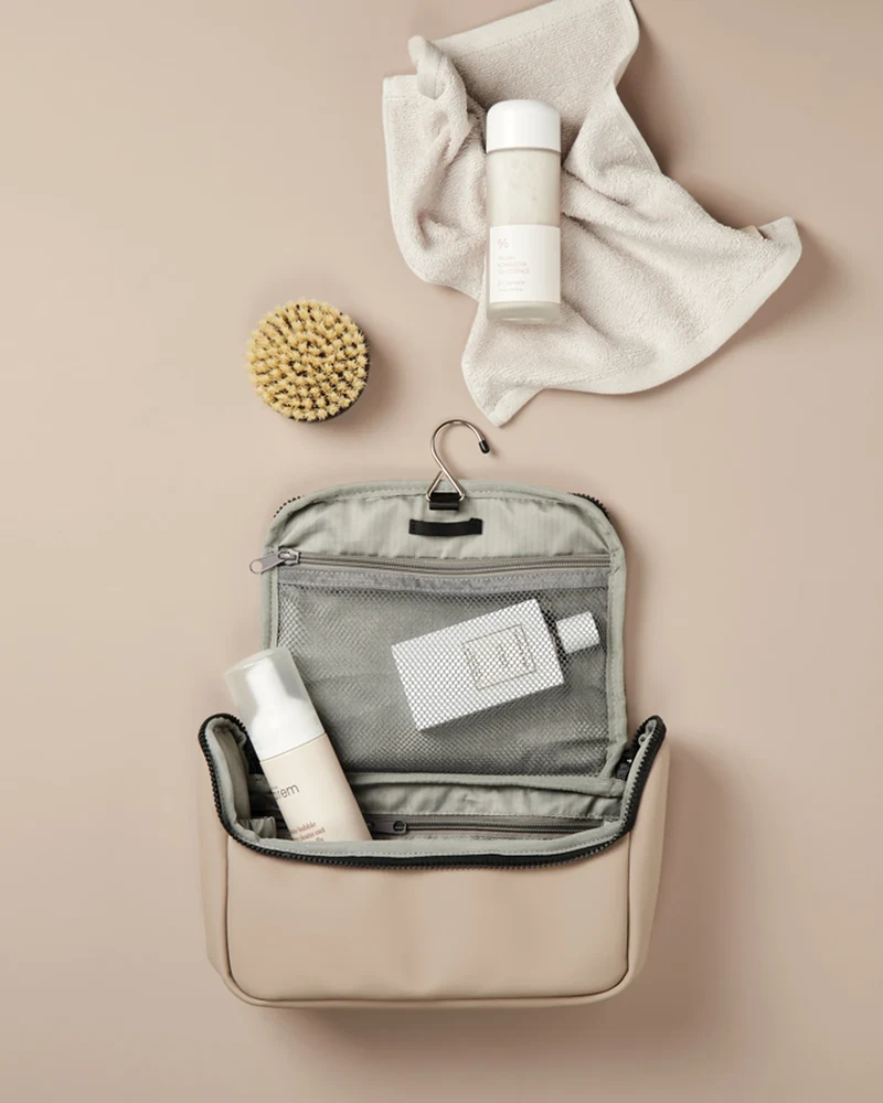 Trousse de toilette PU Vinga Baltimore à personnaliser