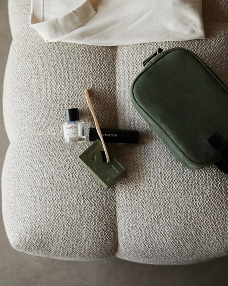 Trousse de toilette polyester recyclé Vinga Marlow à personnaliser
