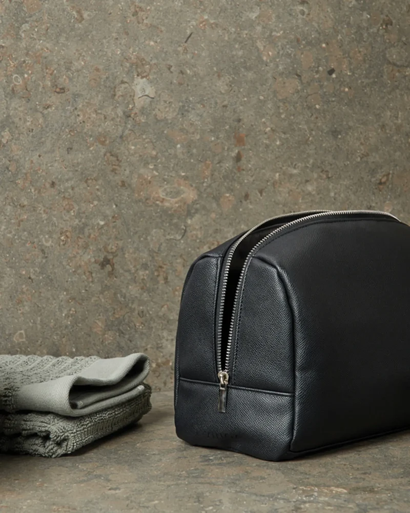 Trousse de toilette PU recyclé Vinga Bermond à personnaliser