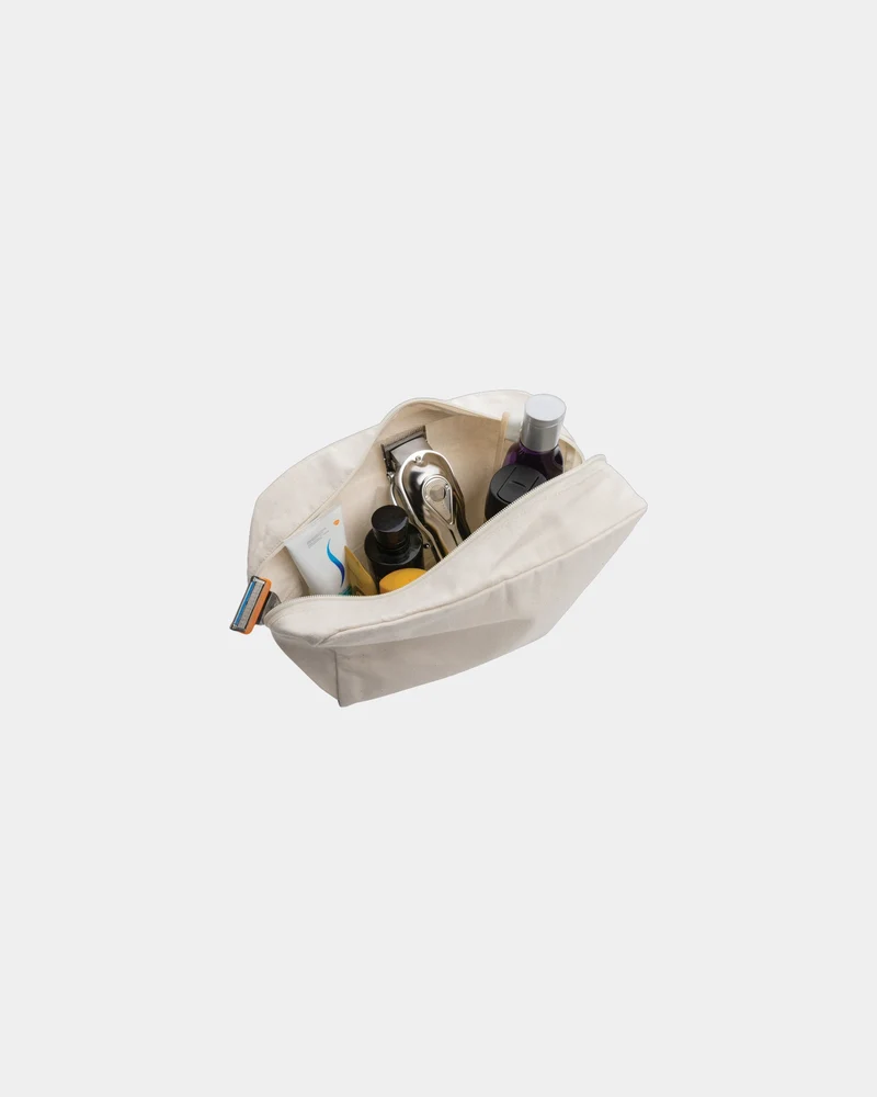 Trousse de toilette toile recyclée Aware™ à personnaliser