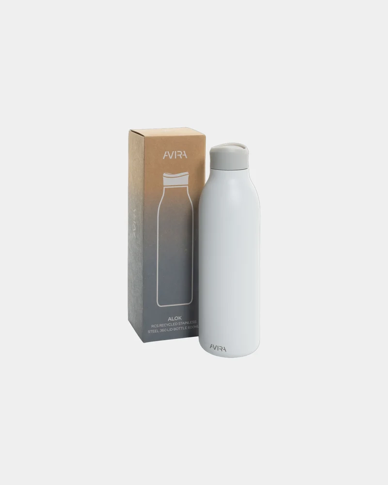 Bouteille d'eau acier recyclé Alok 600ml à personnaliser