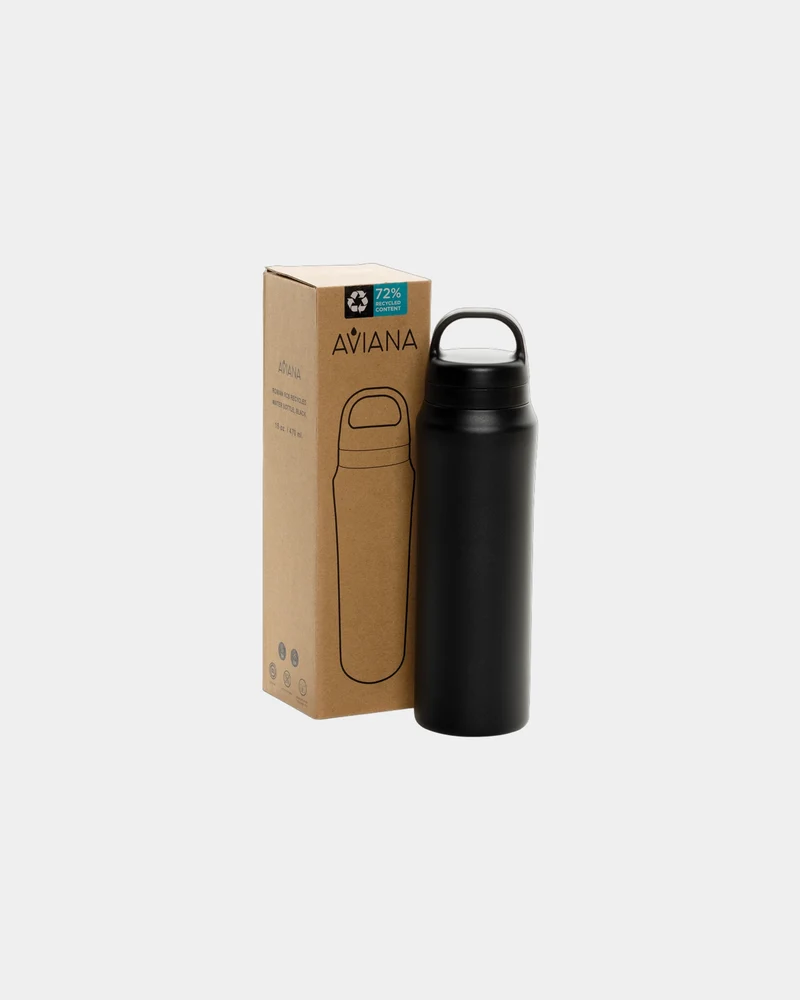 Bouteille acier inoxydable recyclé 470ml Aviana à personnaliser