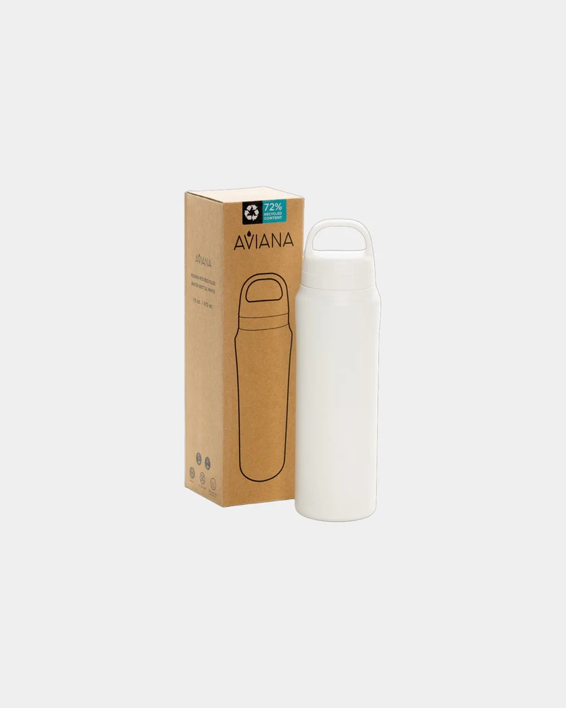 Bouteille acier inoxydable recyclé 470ml Aviana à personnaliser
