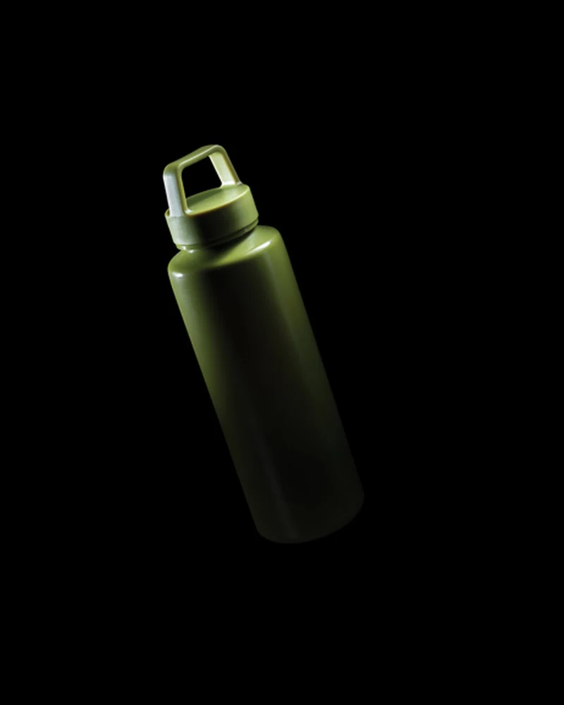 Bouteille 500ml en PP recyclé à personnaliser