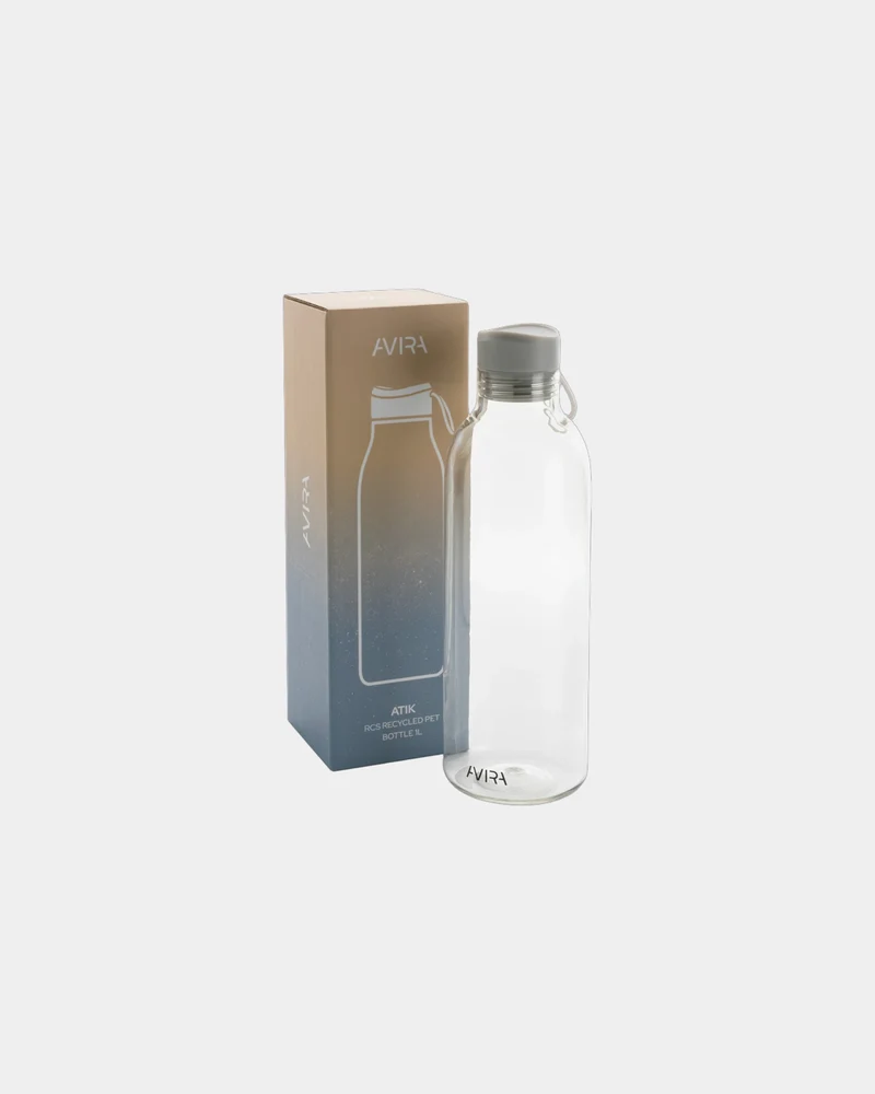 Bouteille rPET 1L Avira Atik à personnaliser