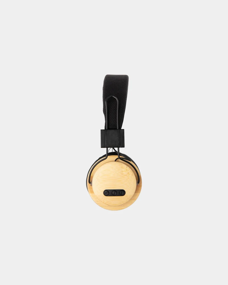 Casque audio en bambou à personnaliser