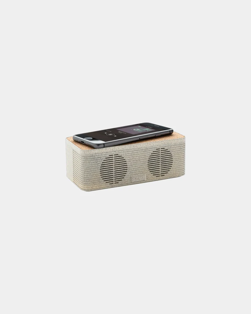 Enceinte 5W en fibre de paille à personnaliser