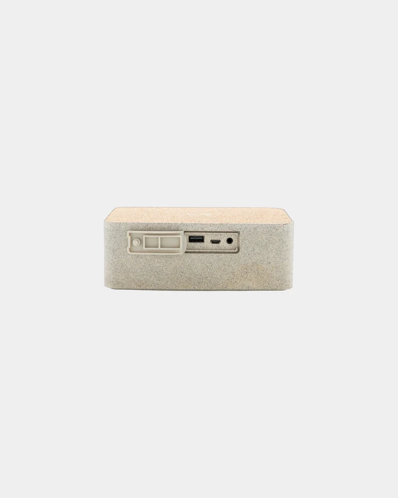 Enceinte 5W en fibre de paille à personnaliser