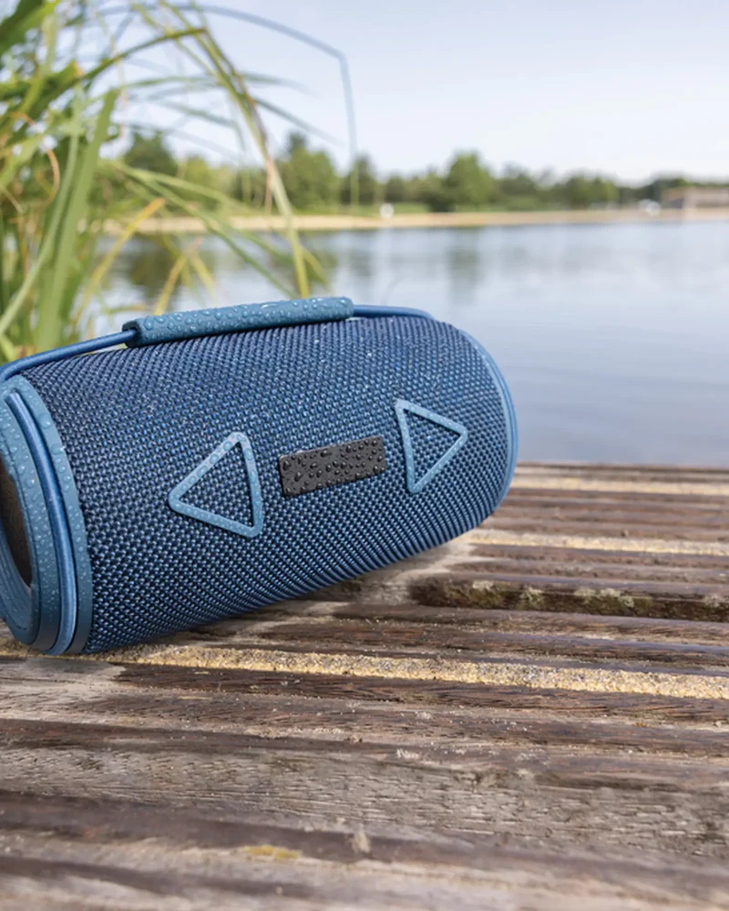 Enceinte étanche IPX4 plastique recyclé 16W à personnaliser