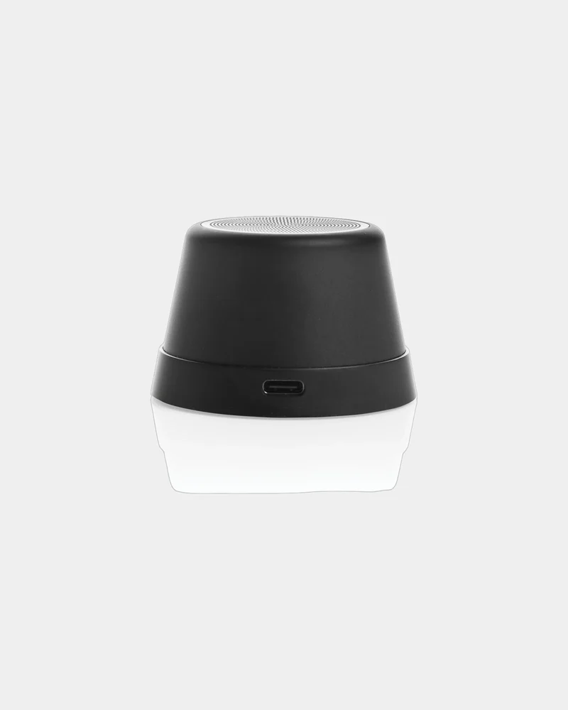 Haut-parleur magnétique aluminium recyclé 5W à personnaliser