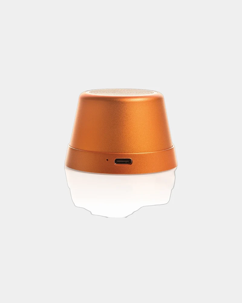 Haut-parleur magnétique aluminium recyclé 5W à personnaliser