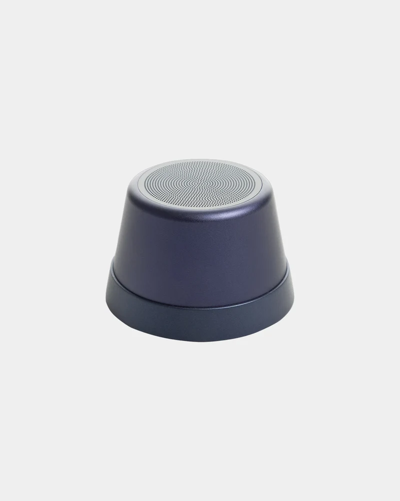 Haut-parleur magnétique aluminium recyclé 5W à personnaliser