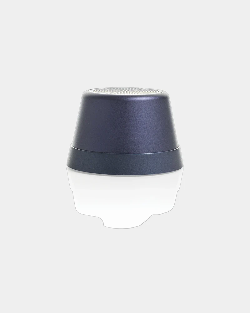 Haut-parleur magnétique aluminium recyclé 5W à personnaliser