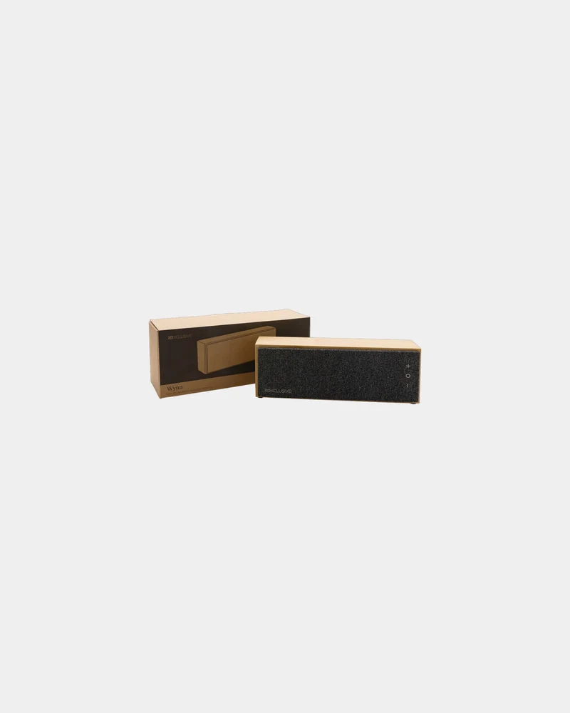 Haut-parleur sans fil 10W en bambou à personnaliser
