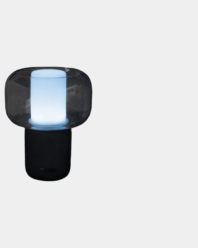 Lampe haut-parleur 10W en plastique recyclé à personnaliser