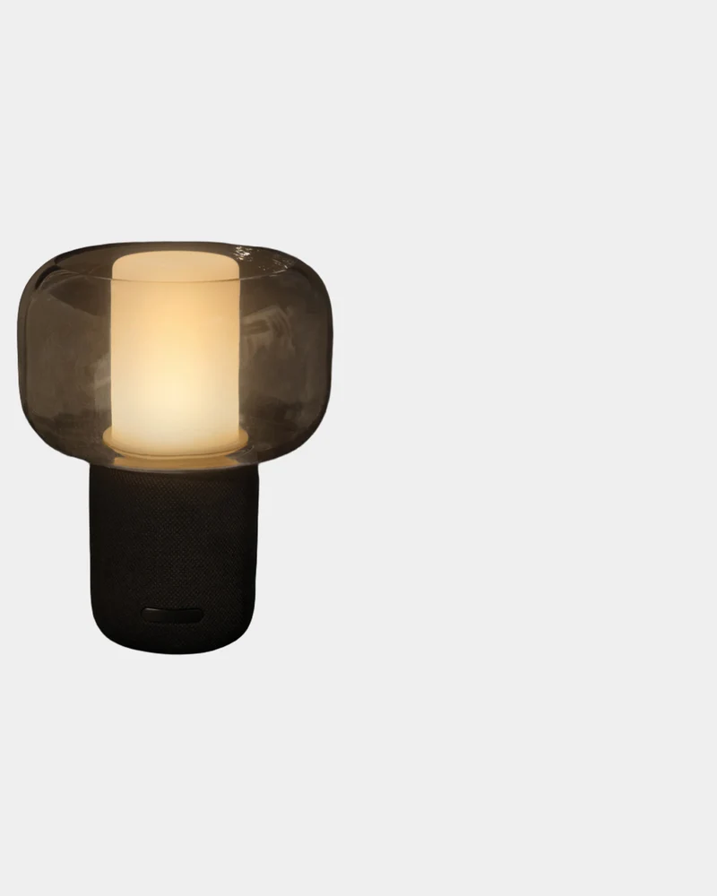 Lampe haut-parleur 10W en plastique recyclé à personnaliser