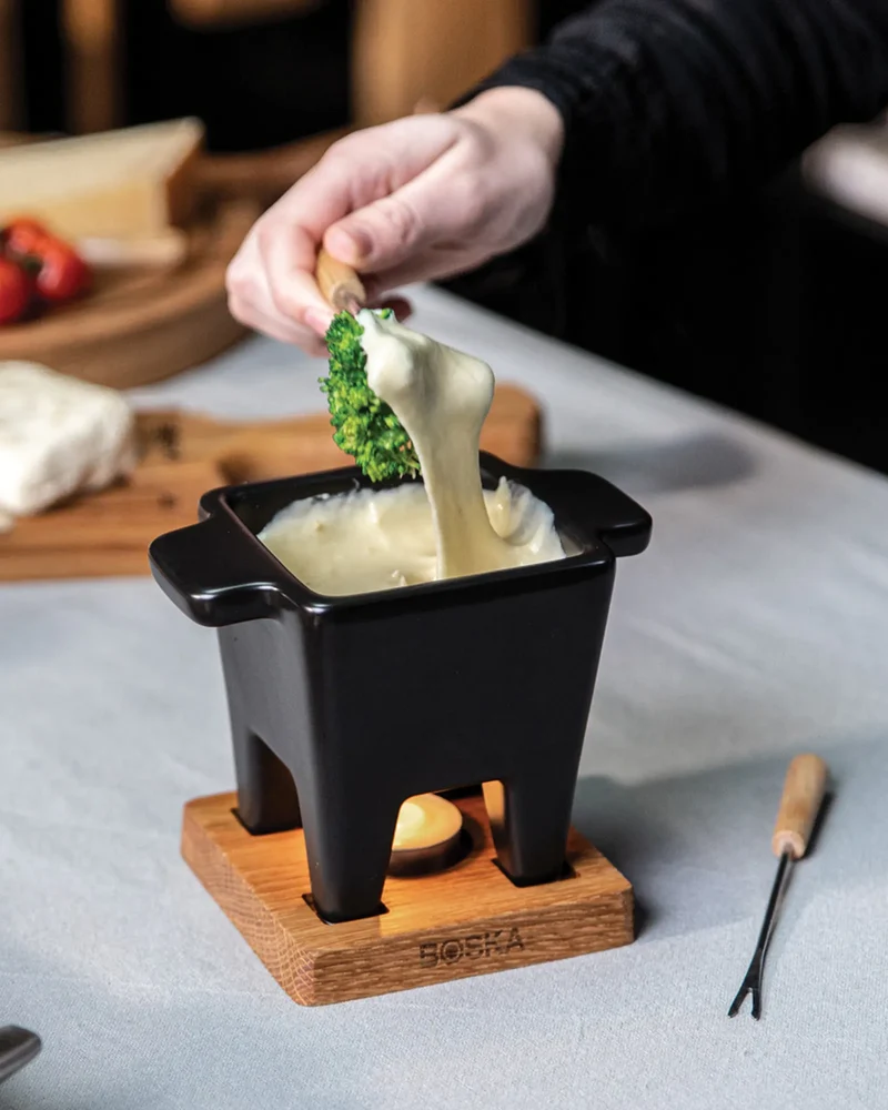 Service à fondue céramique Boska Tapas Fondue Nero 300 ml
