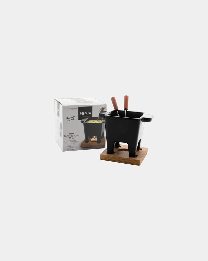 Service à fondue céramique Boska Tapas Fondue Nero 300 ml
