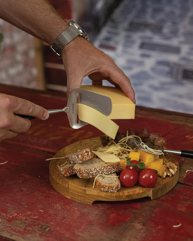 Trancheuse à fromage inox Boska Milano+ à personnaliser