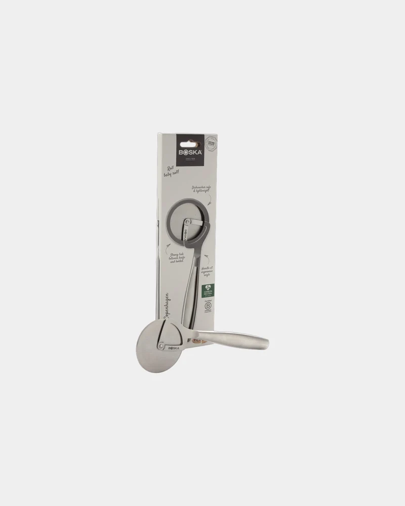Coupe-pizza acier inoxydable Boska à personnaliser