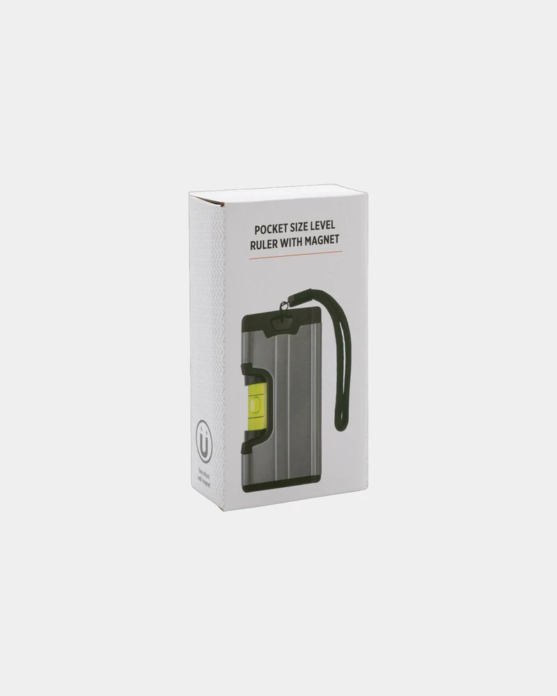 Règle de poche aluminium 10 cm à personnaliser