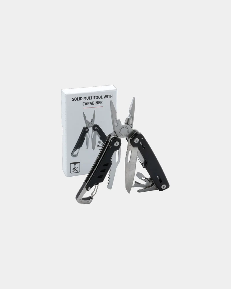 Outil multifonctions aluminium noir à personnaliser