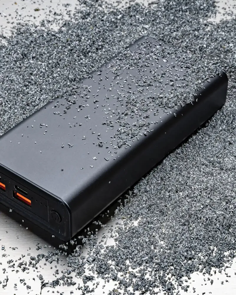 Powerbank aluminium recyclé 20.000 mAh à personnaliser