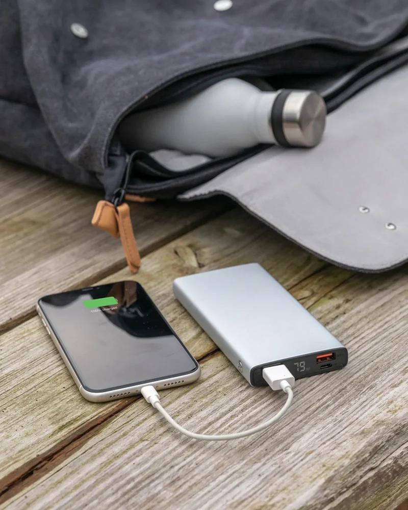 Batterie de secours aluminium 10.000 mAh à personnaliser
