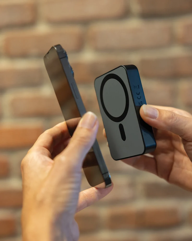 Powerbank magnétique 10.000mAh en plastique à personnaliser
