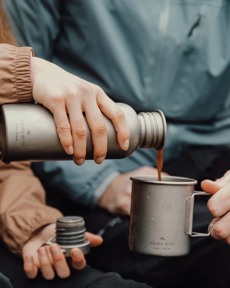 Gourde titane ultra légère 600ml à personnaliser