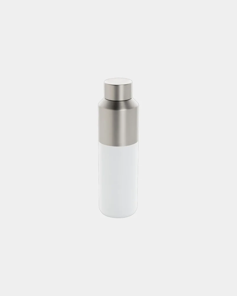 Bouteille d'eau acier recyclé 600ml à personnaliser