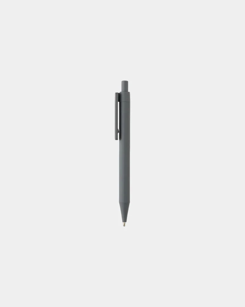 Stylo en ABS recyclé GRS avec clip en bambou à personnaliser