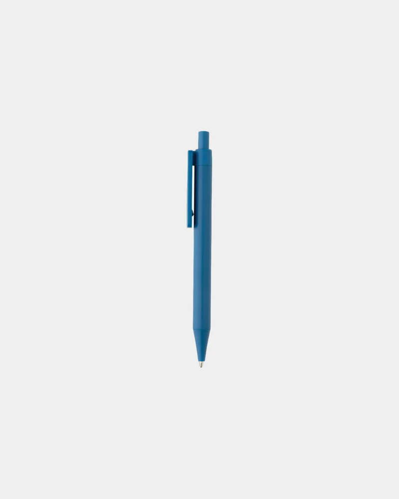 Stylo en ABS recyclé GRS avec clip en bambou à personnaliser