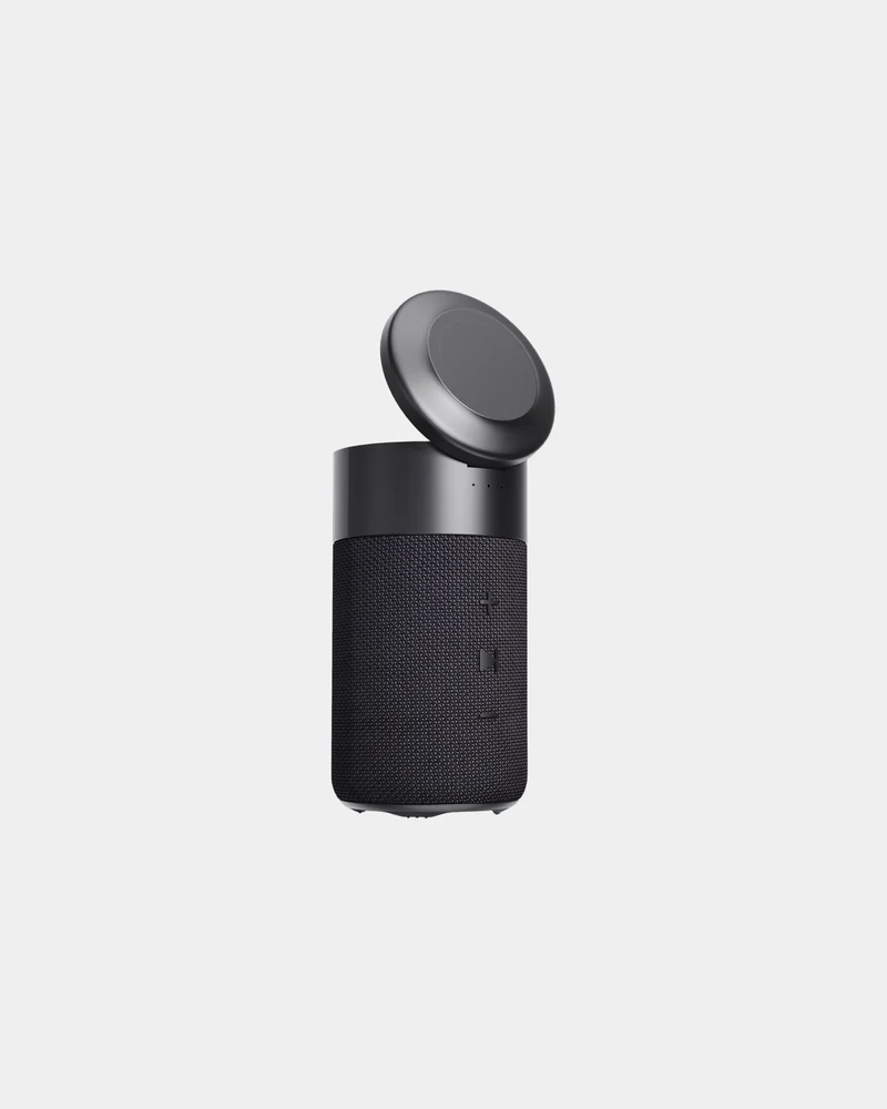 Enceinte 10W avec chargeur en rPET Urban Vitamin Anaheim à personnaliser