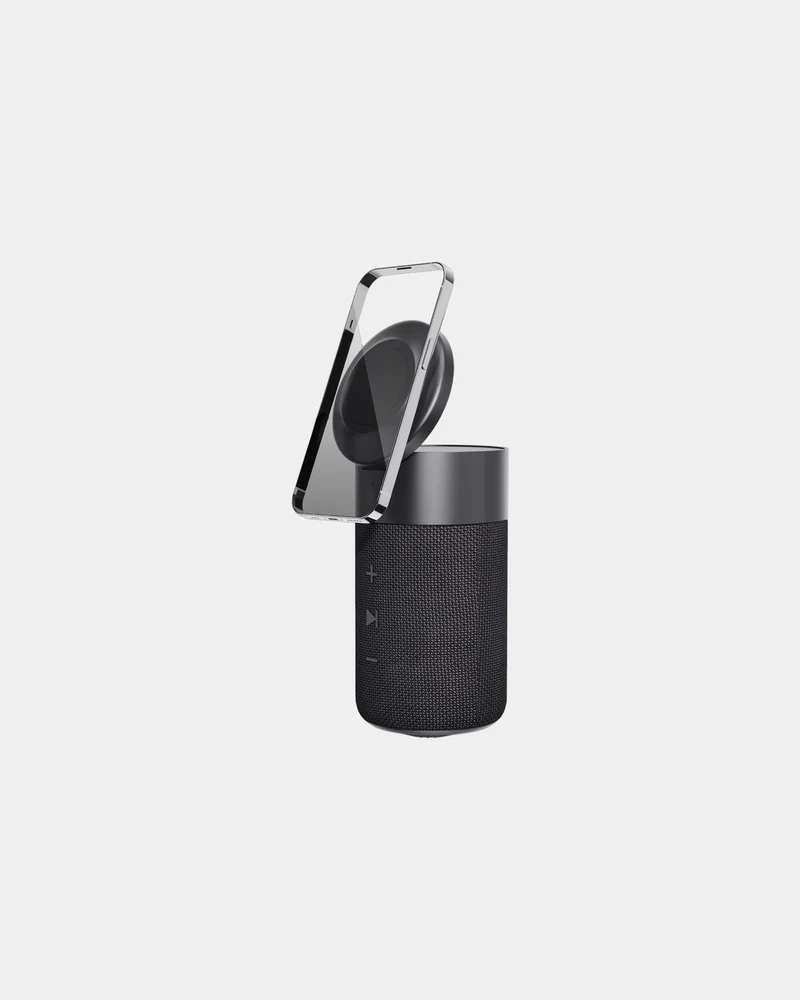 Enceinte 10W avec chargeur en rPET Urban Vitamin Anaheim à personnaliser