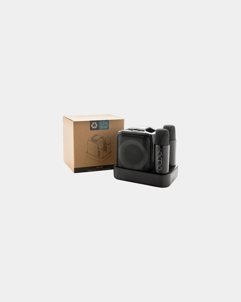 Set karaoké ABS recyclé RCS SingVIBE à personnaliser