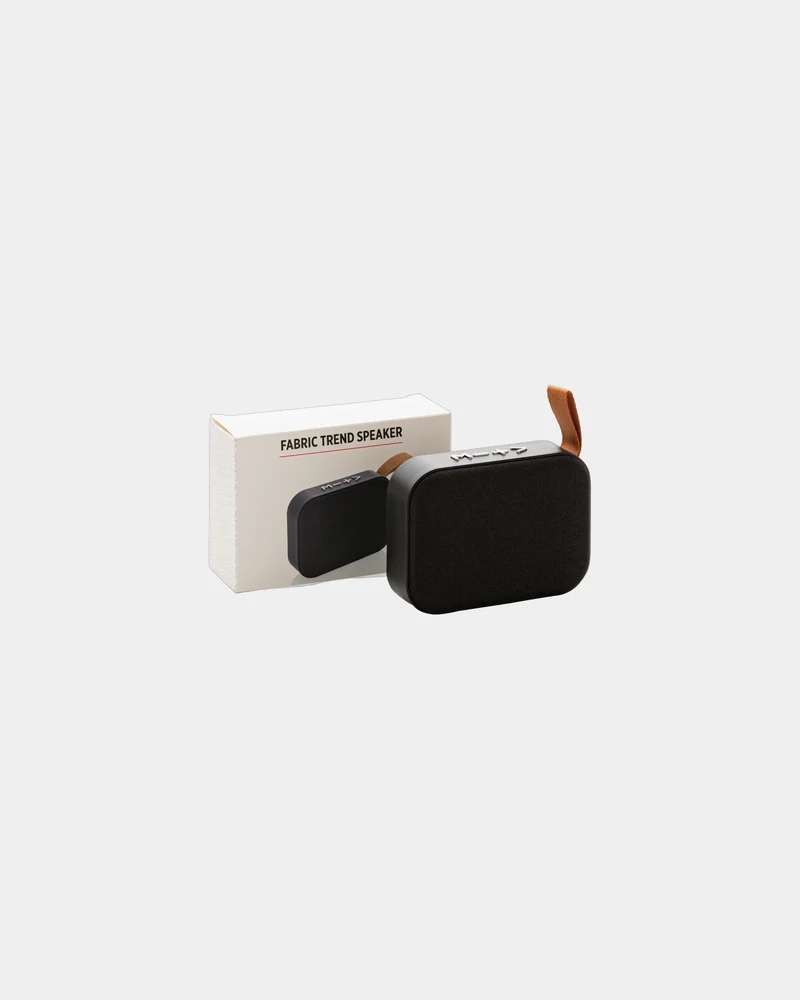 Haut-parleur ABS avec grille en tissu à personnaliser